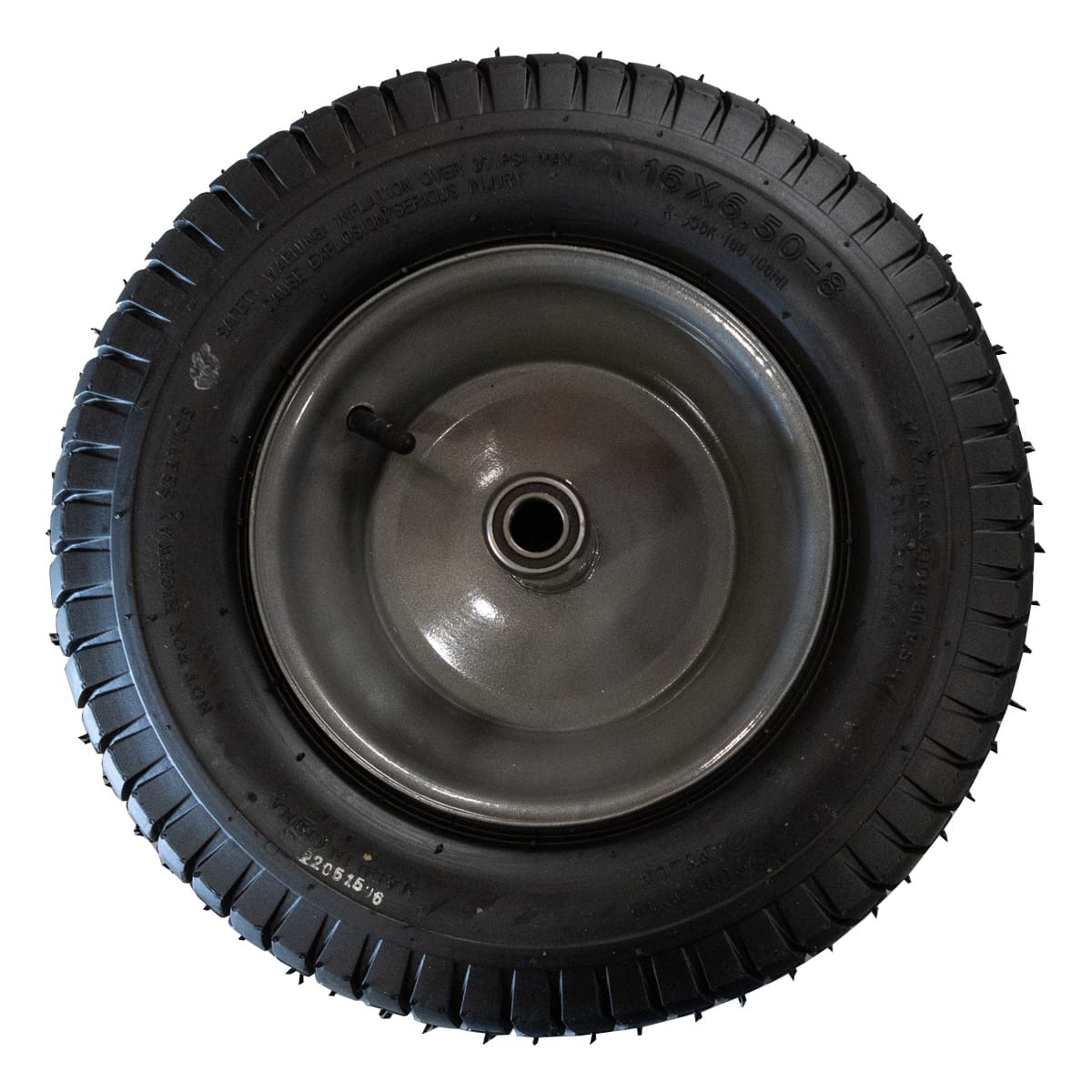 Replacement Steel Hardware Kit with Turf Tire & Wheel Assembly, 6 in Brentwood Wheelbarrows