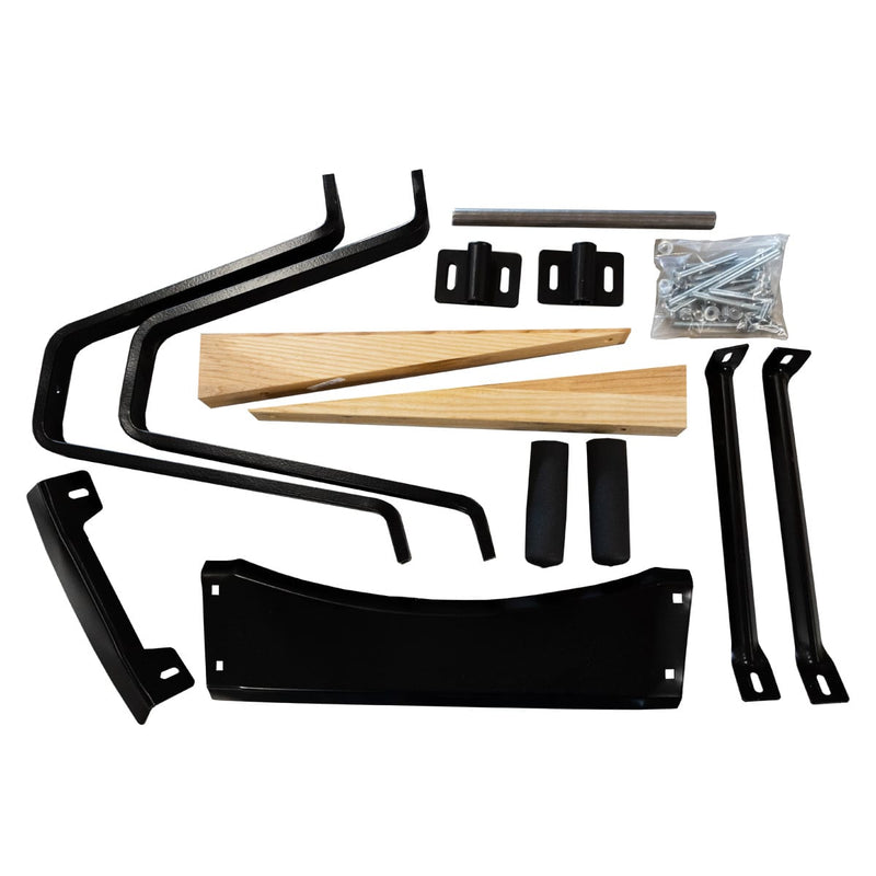 Replacement Pour Hardware Kit with Solid Tire & Wheel Assembly, 6 in Brentwood Wheelbarrows