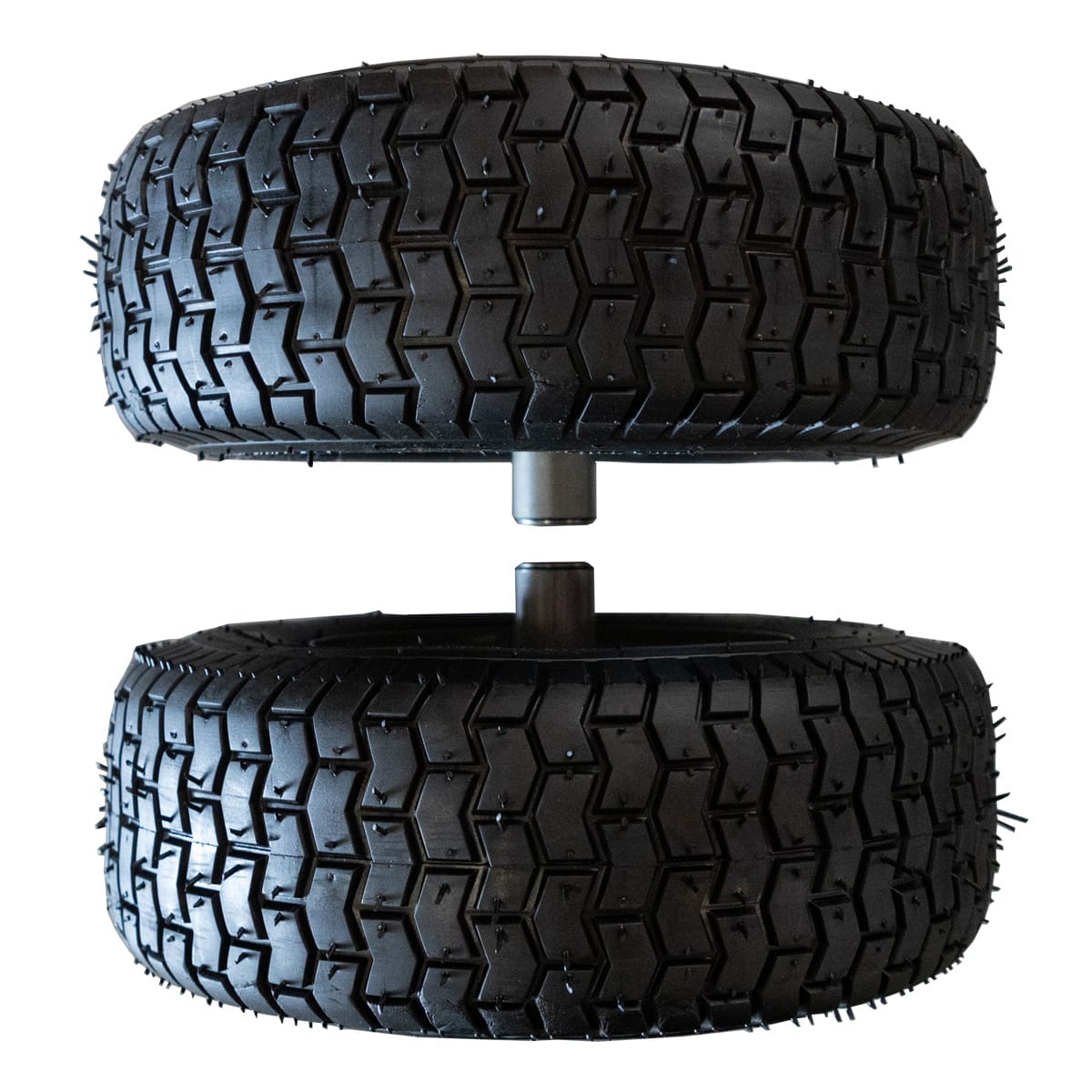 Replacement Hardware Kit with (2) 6" Turf Tires & Wheel Assembly, 6 in Brentwood Wheelbarrows