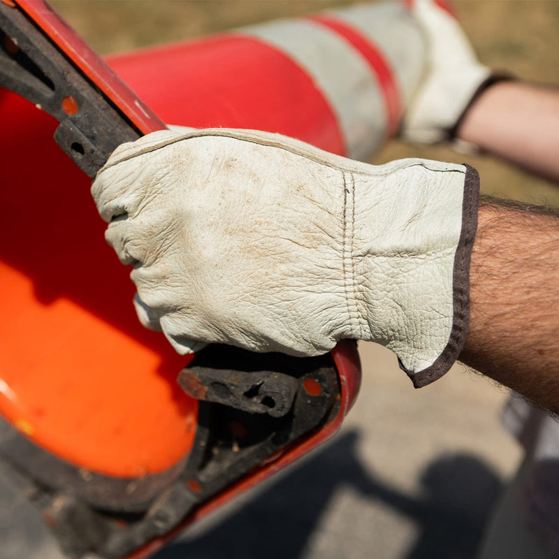 MCR Safety Unlined Leather Driver Work Gloves