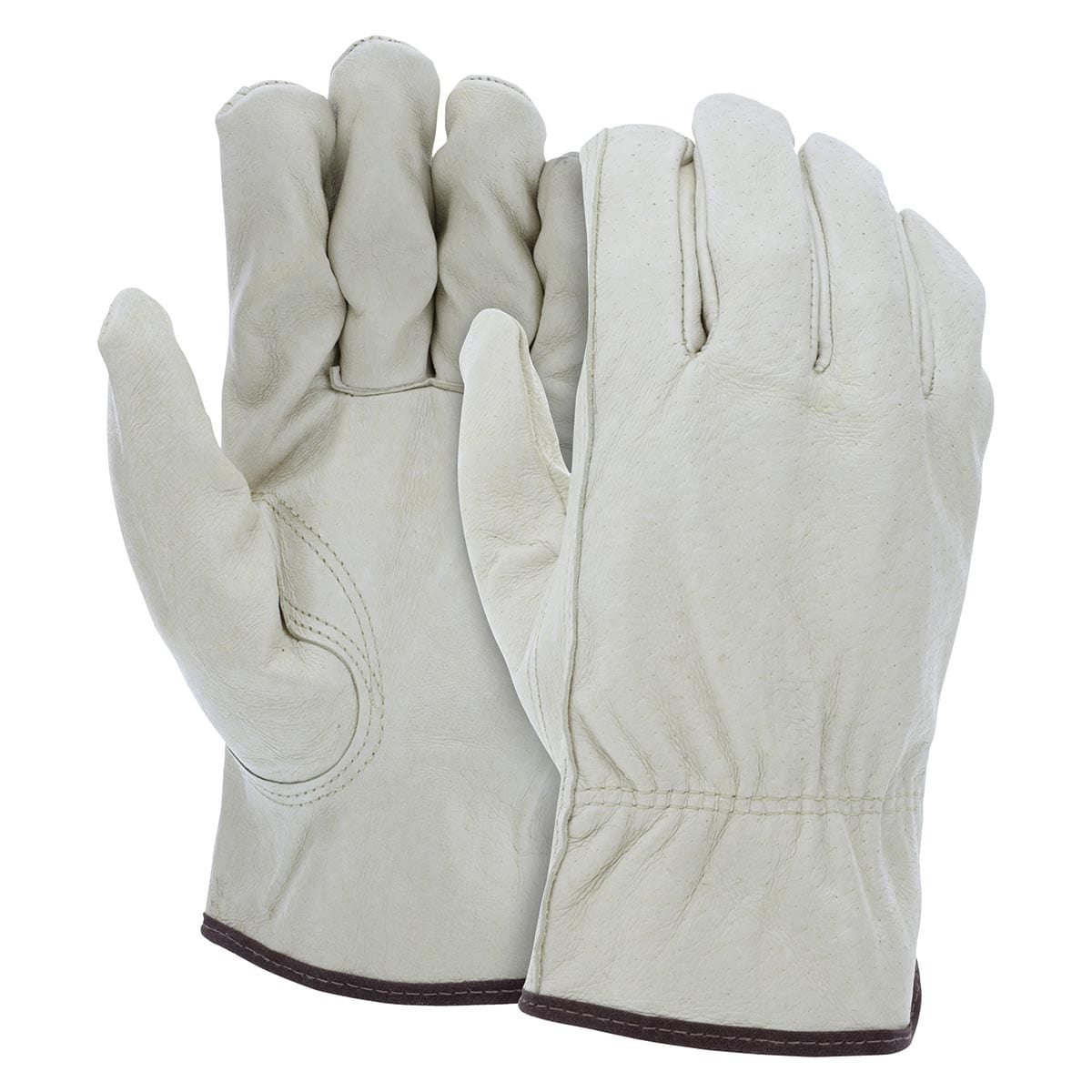 MCR Safety Unlined Leather Driver Work Gloves Gemplers
