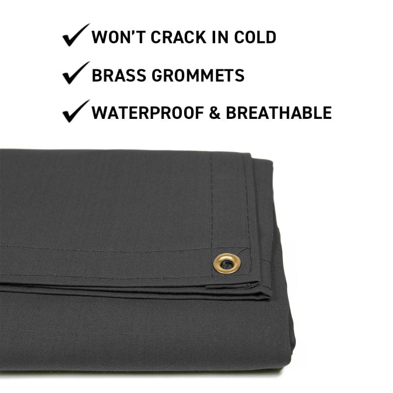 Gemplers 14.5 oz Weather Tough Breathable Tarp | Black