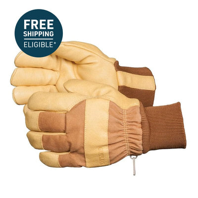 Gemplers Pigskin Insulated Waterproof Gloves with Knit Wrist