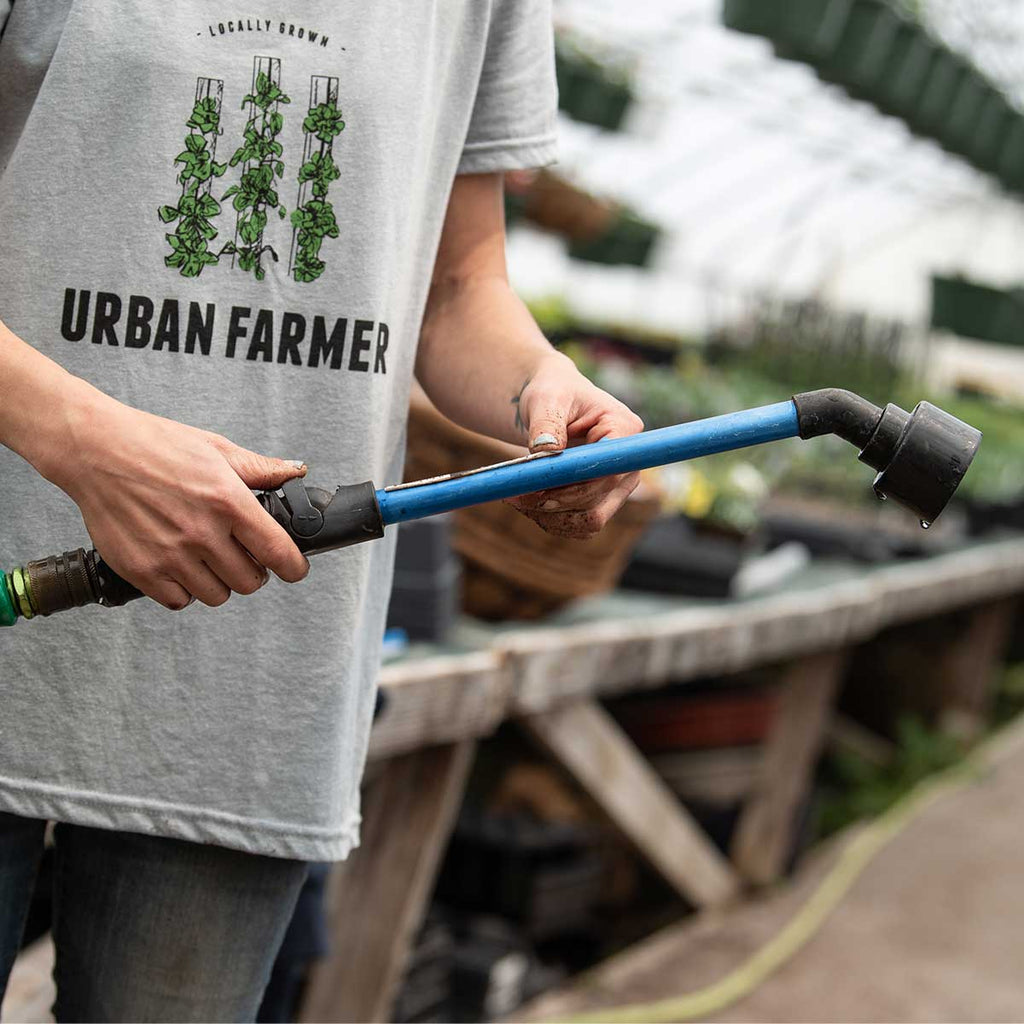 Dramm 16" One Touch Rain Wand In Use+++Dramm 16" One Touch Rain Wand In Use