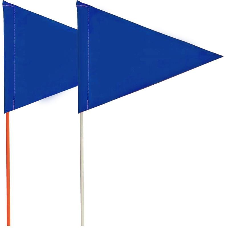 Field Marking Flags 11" x 8" with 6' Fiberglass Pole