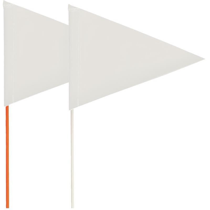 Field Marking Flags 11" x 8" with 6' Fiberglass Pole