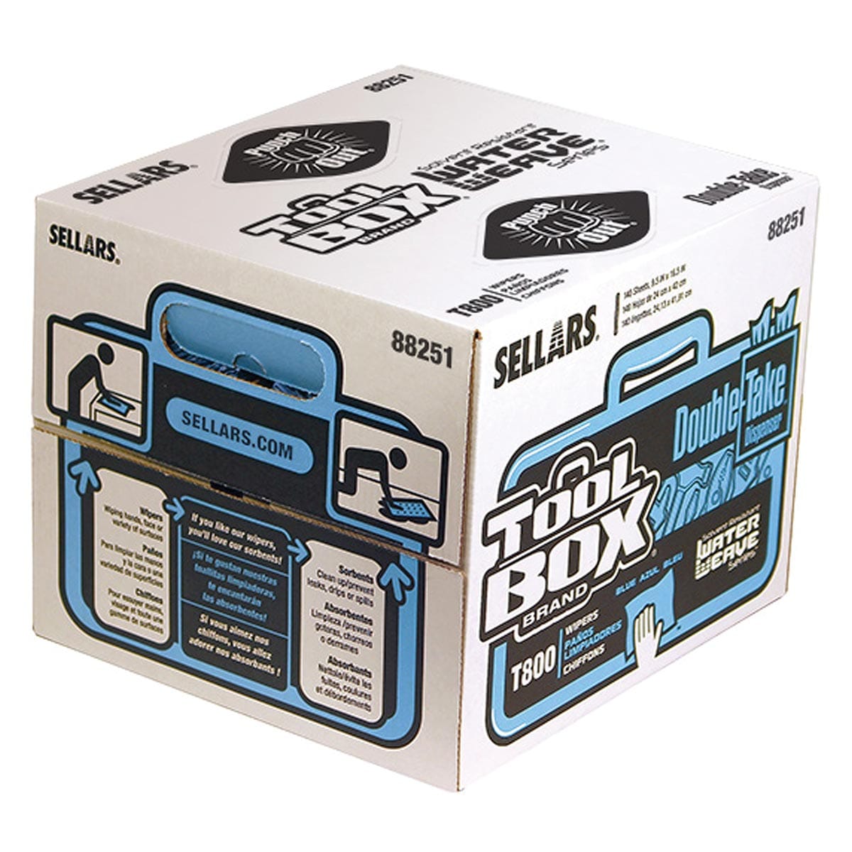 Sellars TOOLBOX WaterWeave T800 Wipers | Gemplers