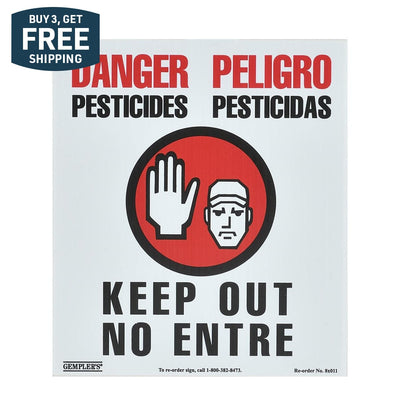 Gemplers 7" x 8" WPS Pesticide Warning Sign