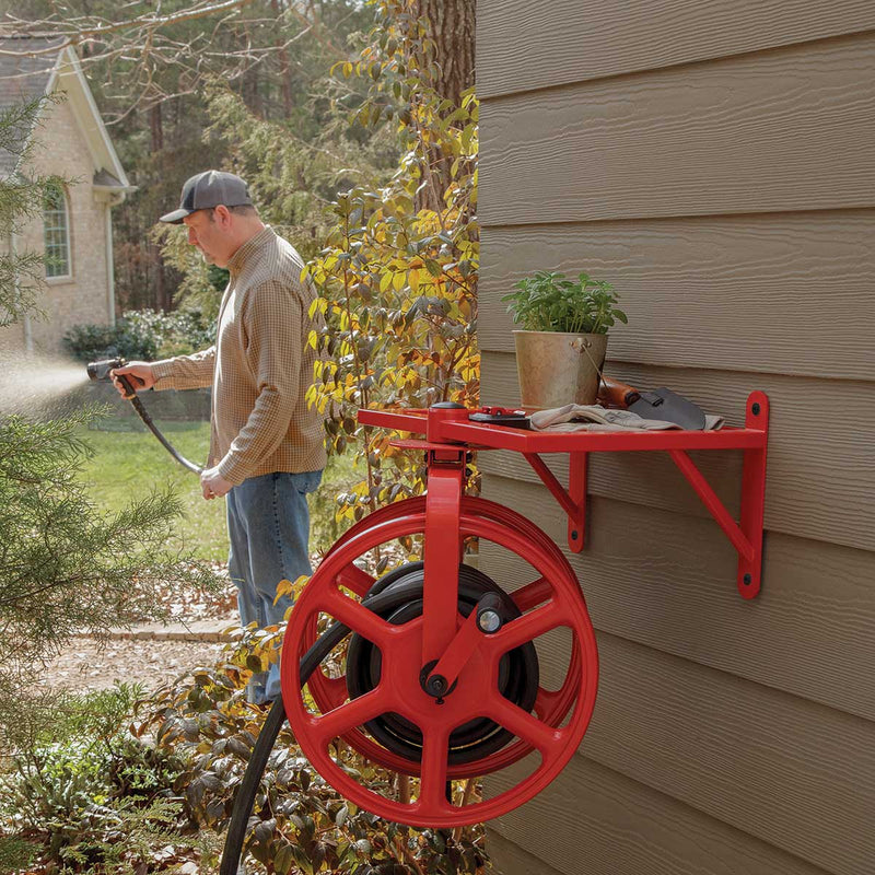 Liberty Garden Revolution Wall-Mount Rotating Hose Reel