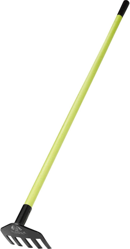 Rogue Tools No-Break Rake with Fiberglass Handle