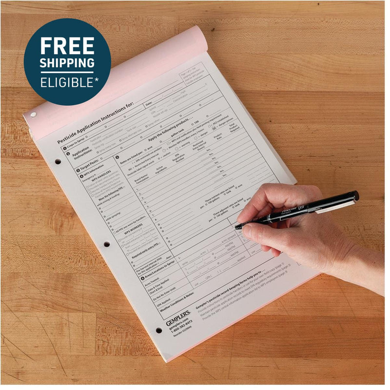 Gemplers Pesticide Record Keeping Forms