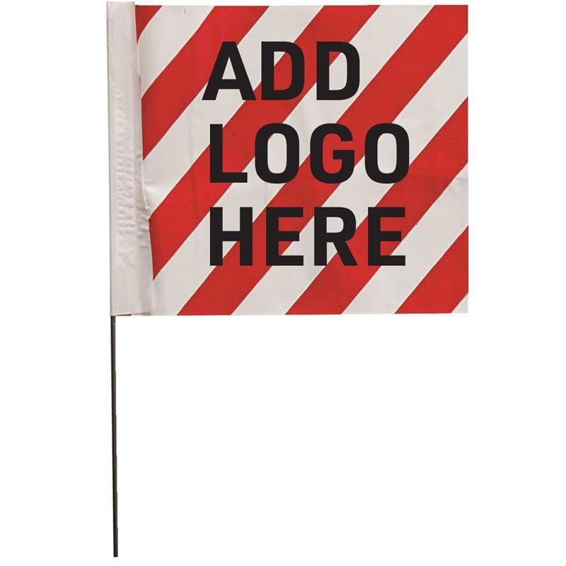 Custom 4" x 5" Patterned Vinyl Flags | 1,000 count