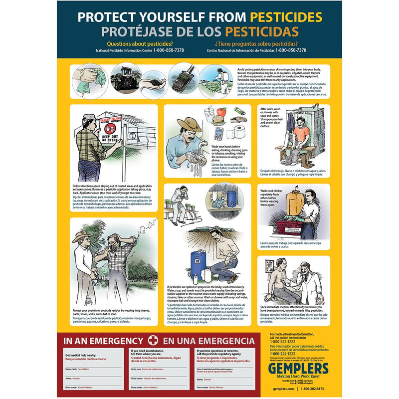 Gemplers Pesticide Safety Poster