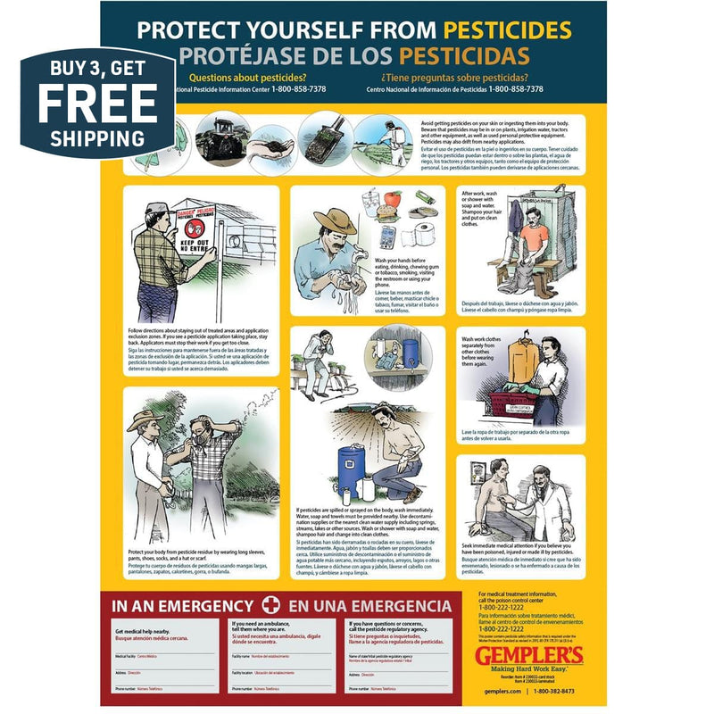 Gemplers Pesticide Safety Poster