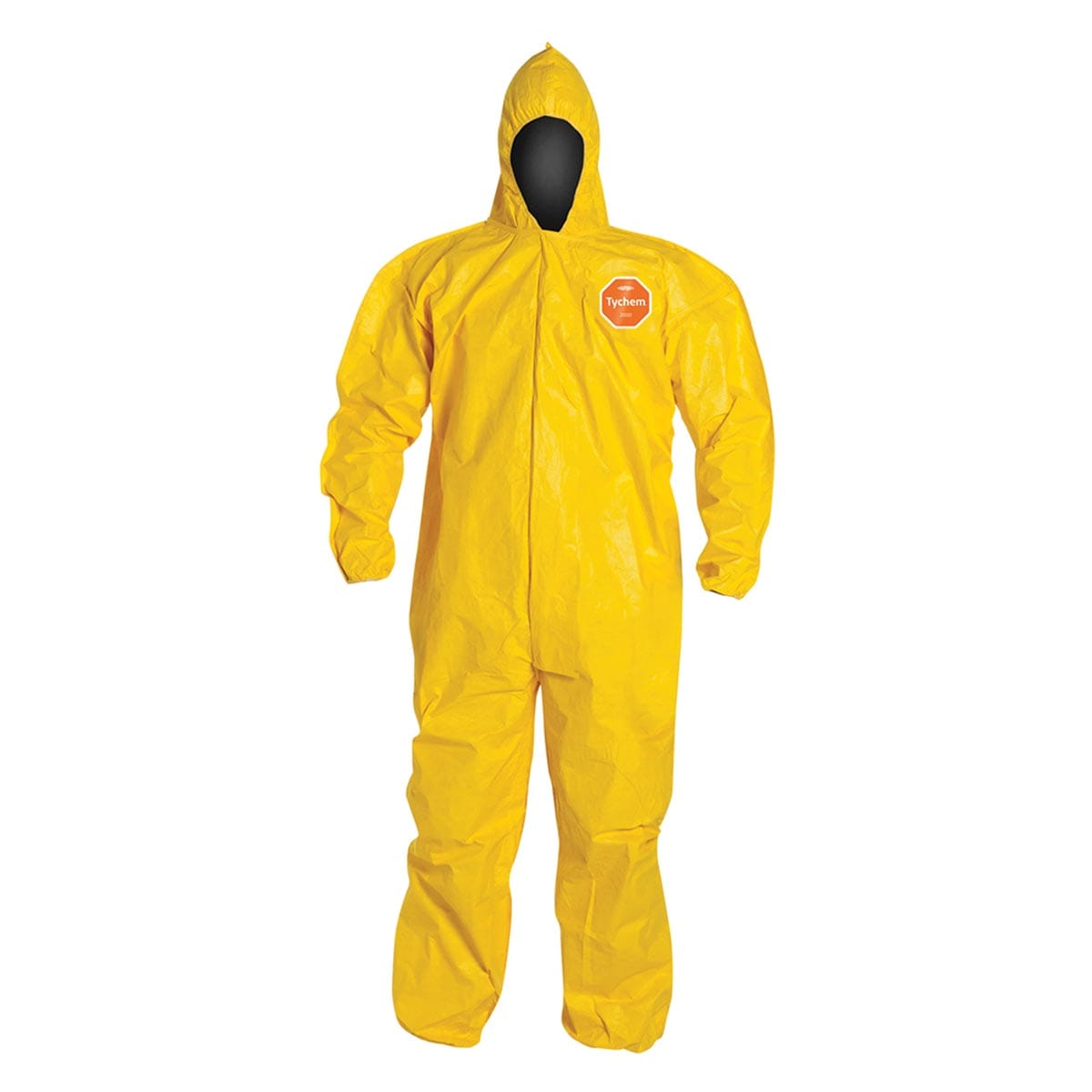 DuPont Tychem 2000 Coverall, Bound Seams, Hooded,12pk