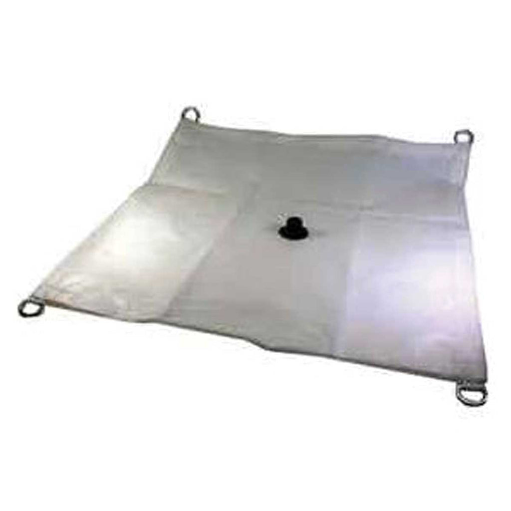 Mauritzon Translucent Flame Retardant Vinyl Drain Tarp with Dee Rings