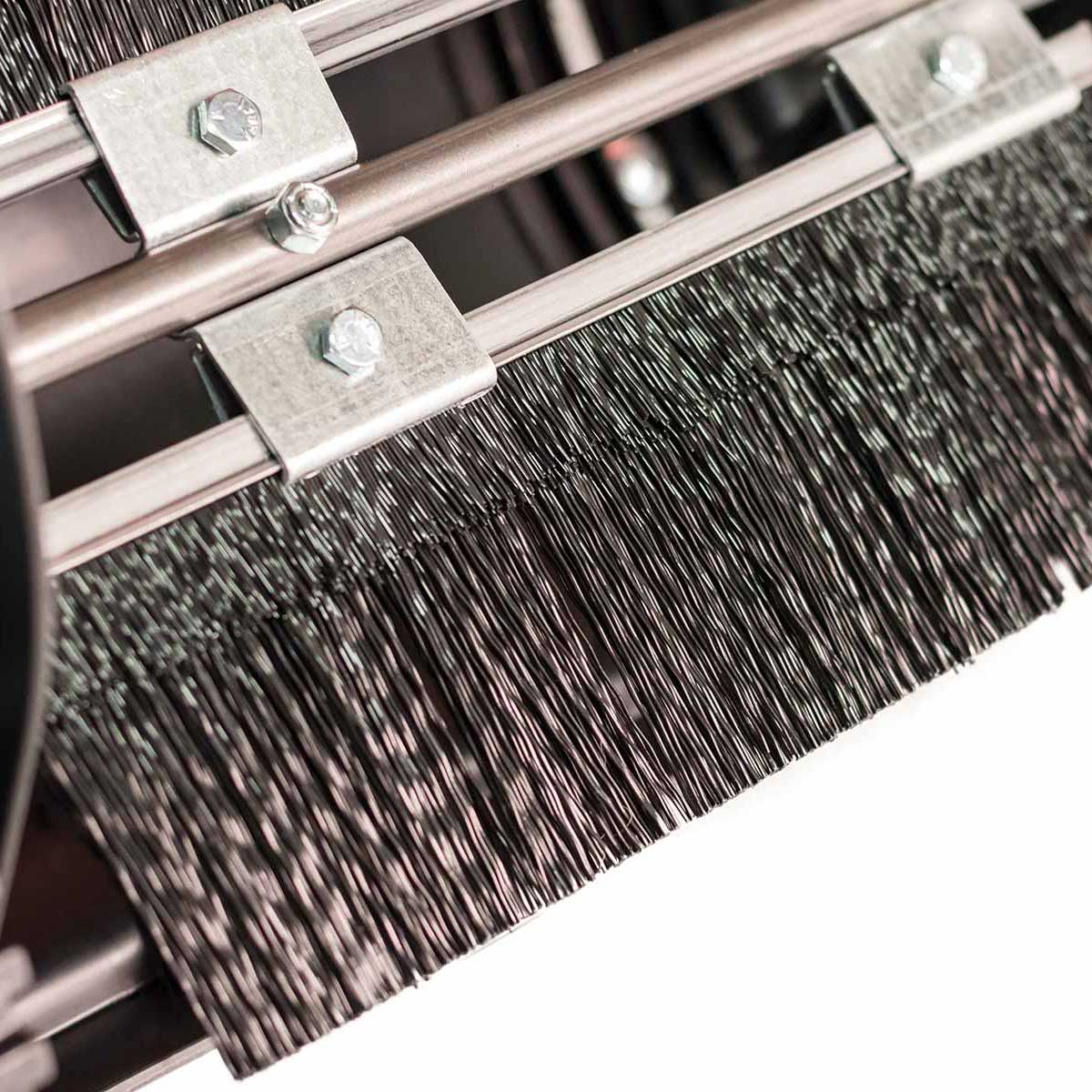 Closeup of Agri-Fab 26" Push Lawn Sweeper