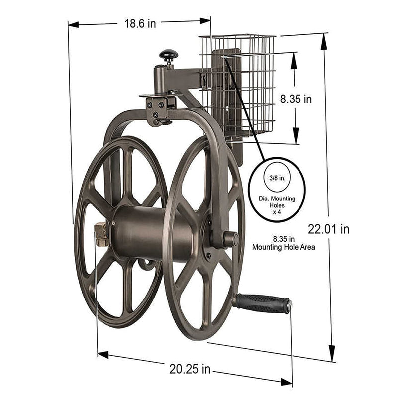 Liberty Single Arm Navigator Rotating Hose Reel