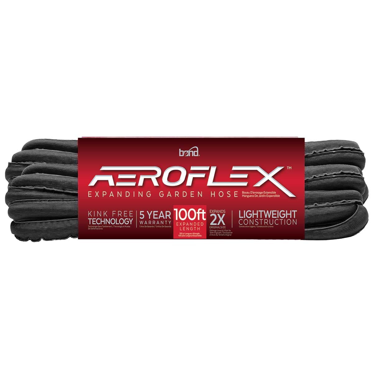 Bond Aeroflex Stretch Fabric Hose, 5/8 in. x 100 ft.