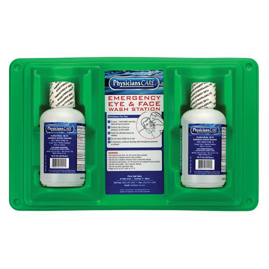 Two 16 oz. Bottle PhysiciansCare Eyewash Station