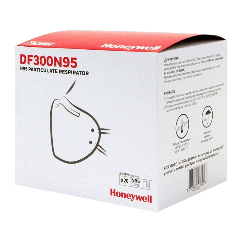 Honeywell DF300 N95 Flat Fold Disposable Respirators