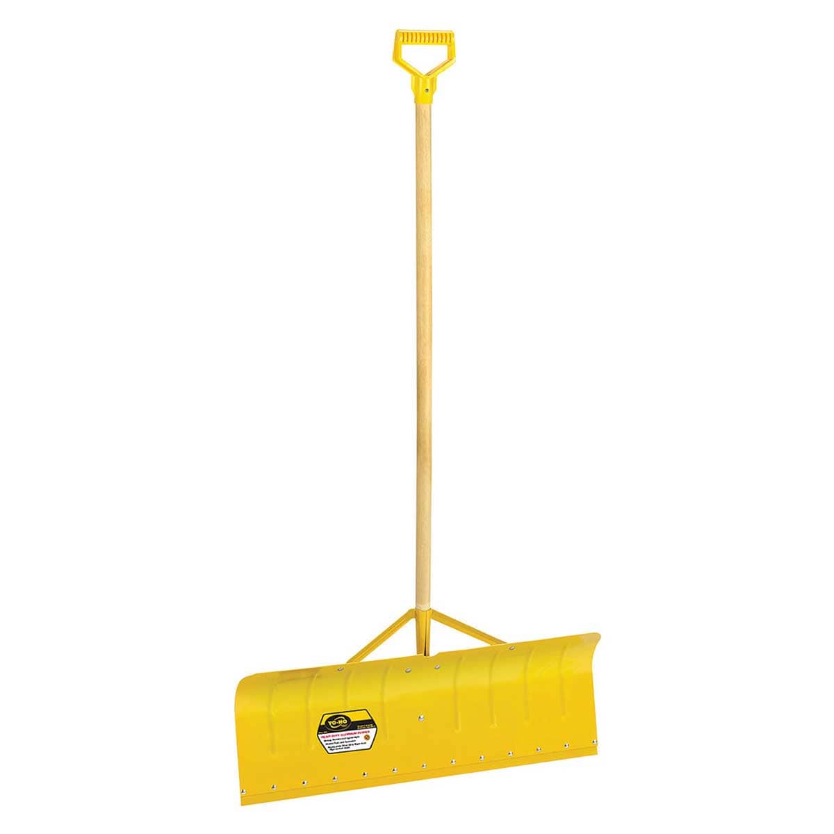 Yo-Ho 30" Heavy-Duty Aluminum Snow Pusher with Brace