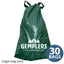 Gemplers gree tree watering bag with 30 bags badge in the lower right corner.