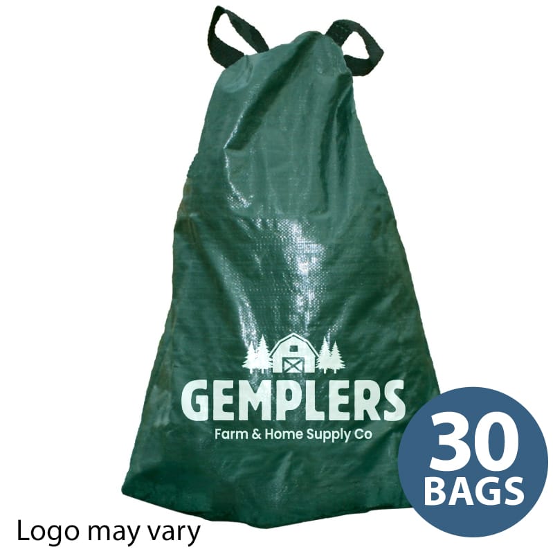 Gemplers gree tree watering bag with 30 bags badge in the lower right corner.