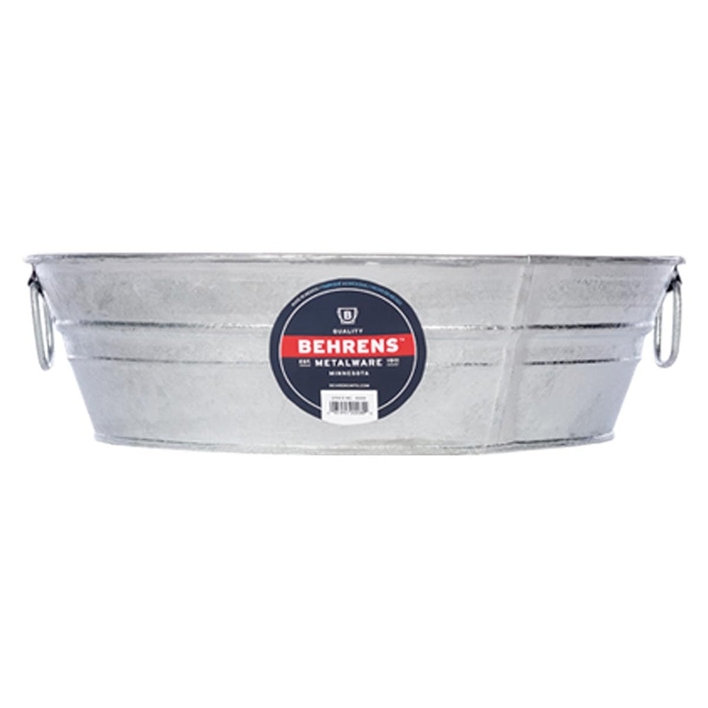 Behrens Hot Dipped Steel Mini Round Low Flat Tub