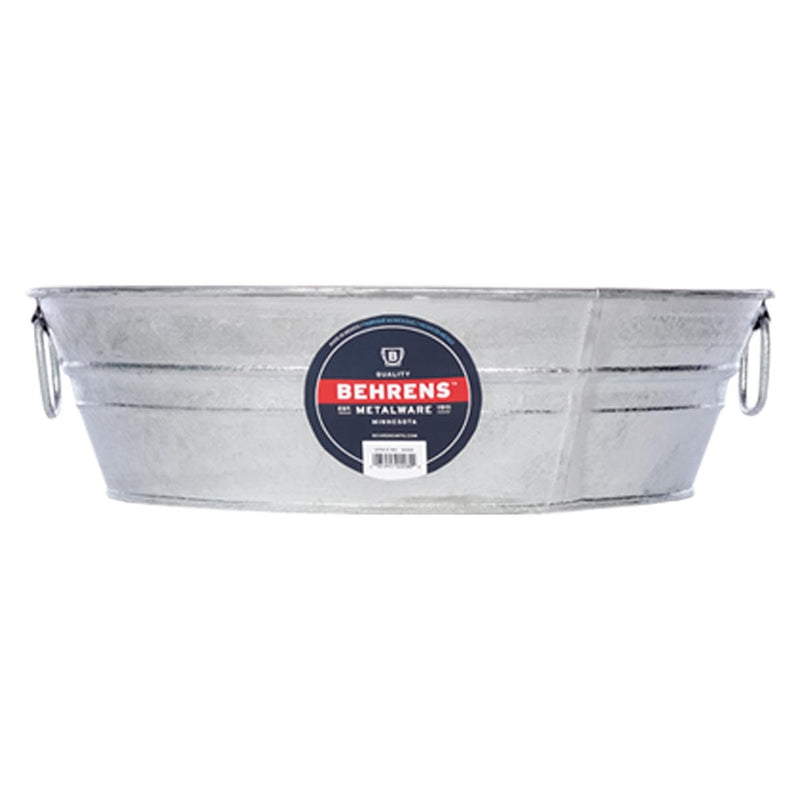 Behrens Hot Dipped Steel Mini Round Low Flat Tub