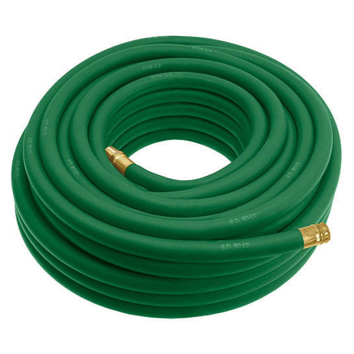 Lightweight reinforced PVC watering hose for professional landscapers, municipalities, and golf courses.
