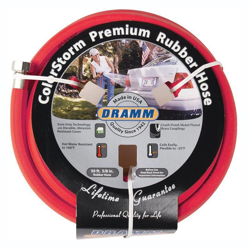 Dramm ColorStorm Premium Rubber Garden Hose