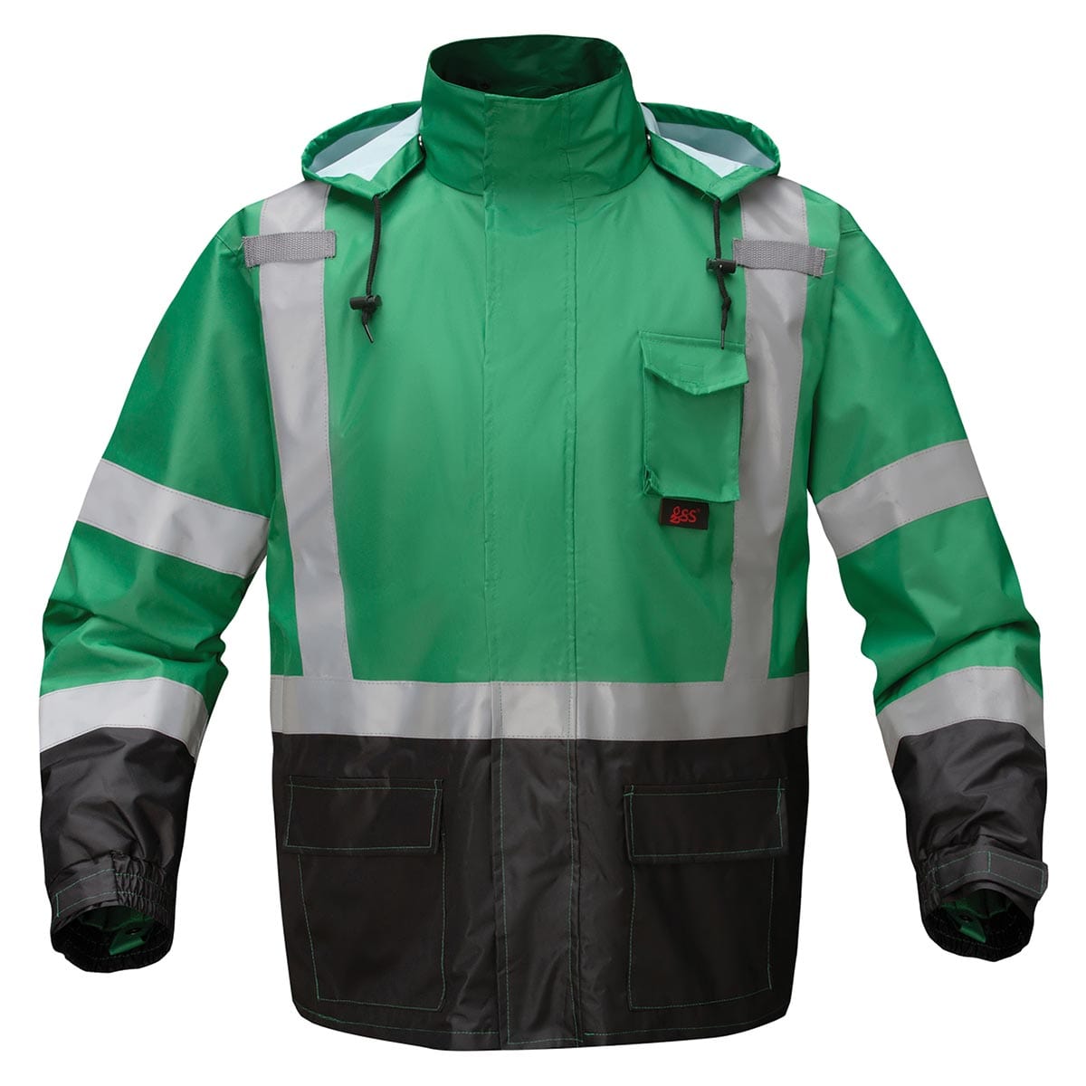 GSS Safety Enhanced Visibility Premium Rain Coat