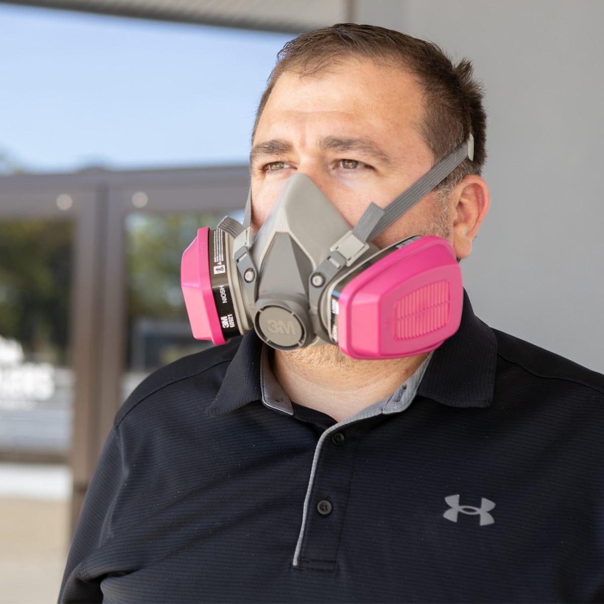 3M Half Mask Respirator Kit with OV/P100 Filter Cartridges