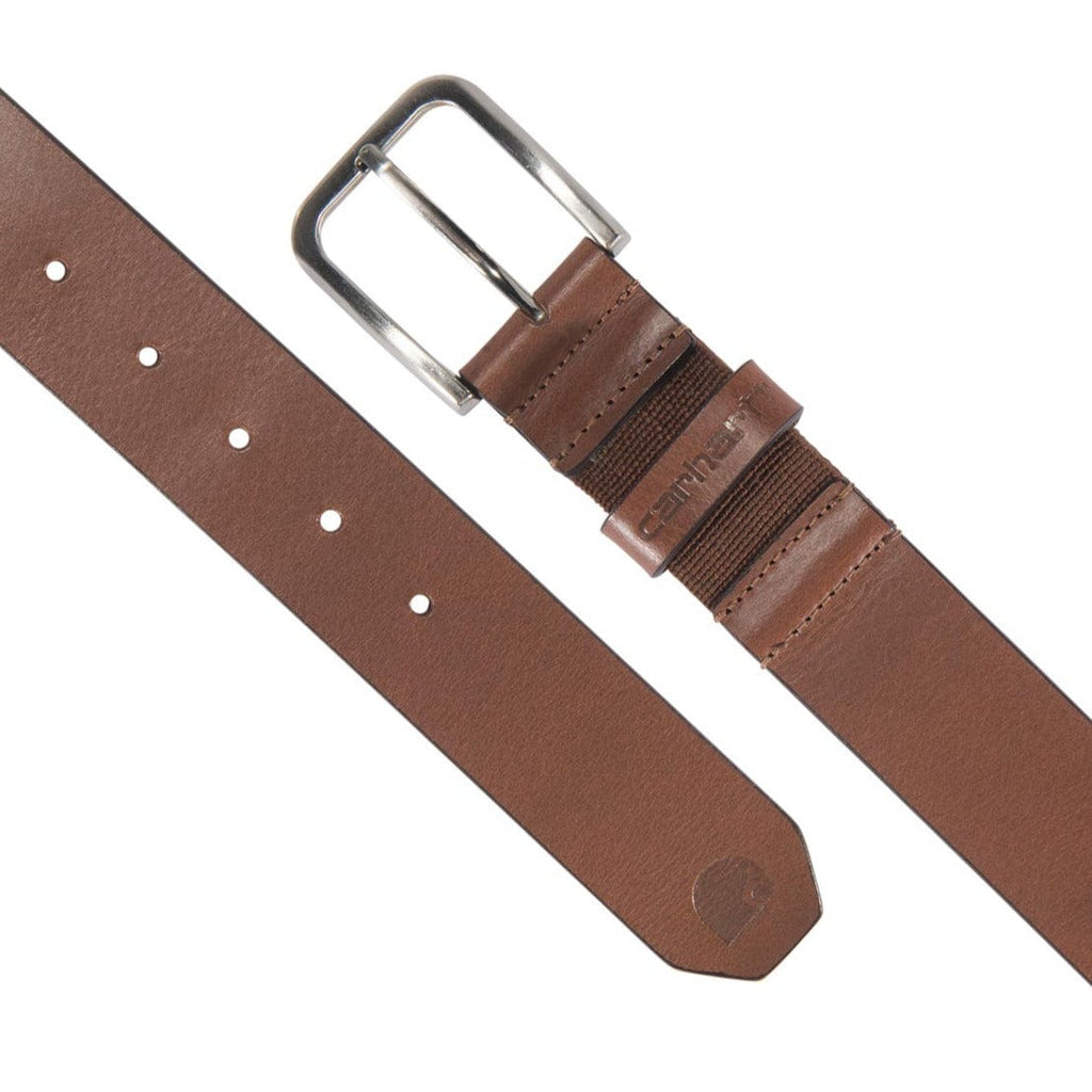 Brown Carhartt Rugged Flex Bridle Leather Belt