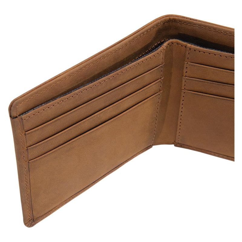 Brown Carhartt Saddle Leather Bifold Wallet