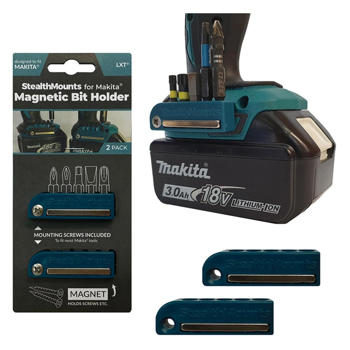 Stealthmounts Bit Holder | 2 Pack