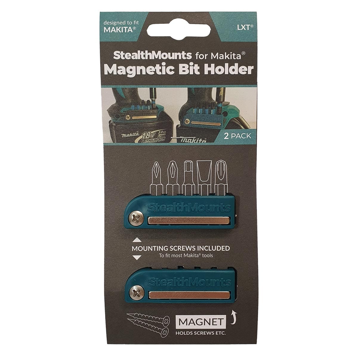 Stealthmounts Bit Holder | 2 Pack