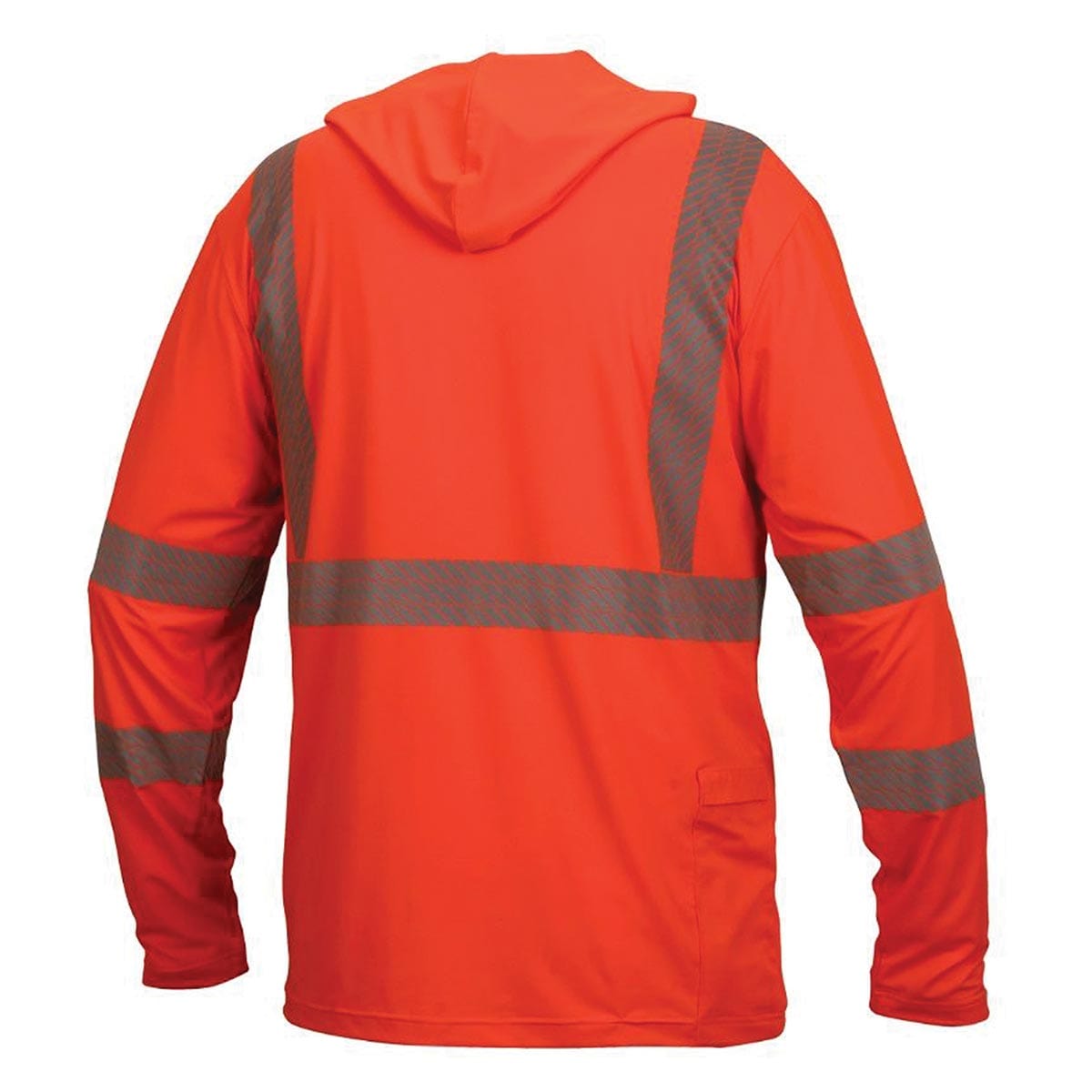 Bright Orange Pyramex ANSI Class 3 Moisture-Wicking Hi-Vis Hoodie