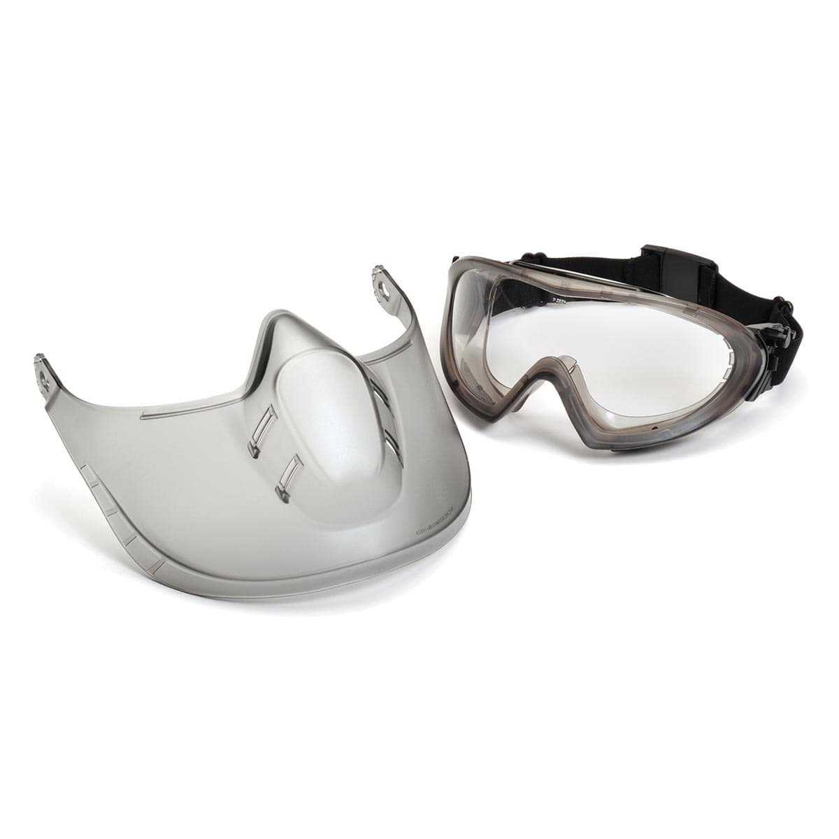 safety goggles with face shield Pyramex GG504TSHIELD Capstone Shield Clear Anti-Fog
