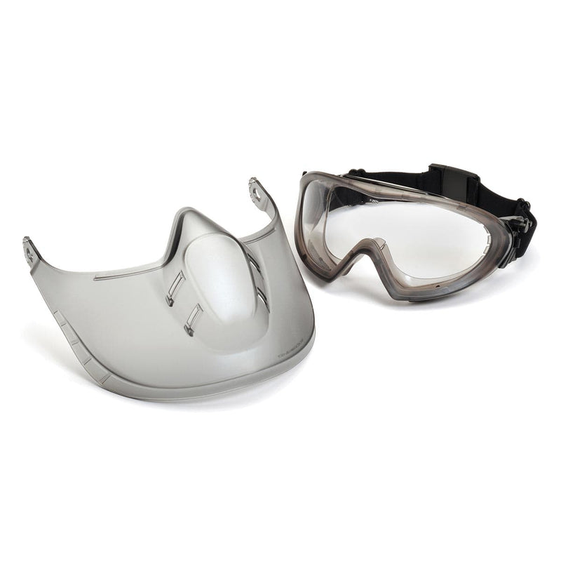 Pyramex Capstone Goggles with Shield