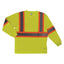 Brite Lime Tough Duck ANSI Class 2 Short Sleeve Polyester Jersey HI-Vis Shirt