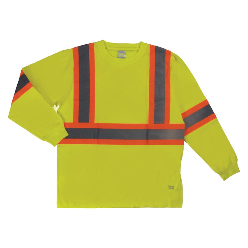 Tough Duck ANSI Class 2 Short Sleeve Polyester Jersey HI-Vis Shirt
