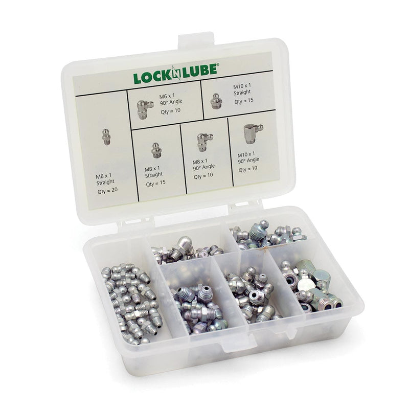 LockNLube Grease Fitting Set – Metric