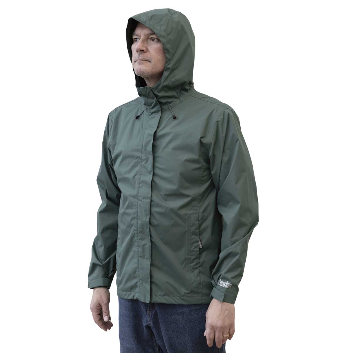 Front of the Sugar River by Gemplers Waterproof Packable Rain Jacket