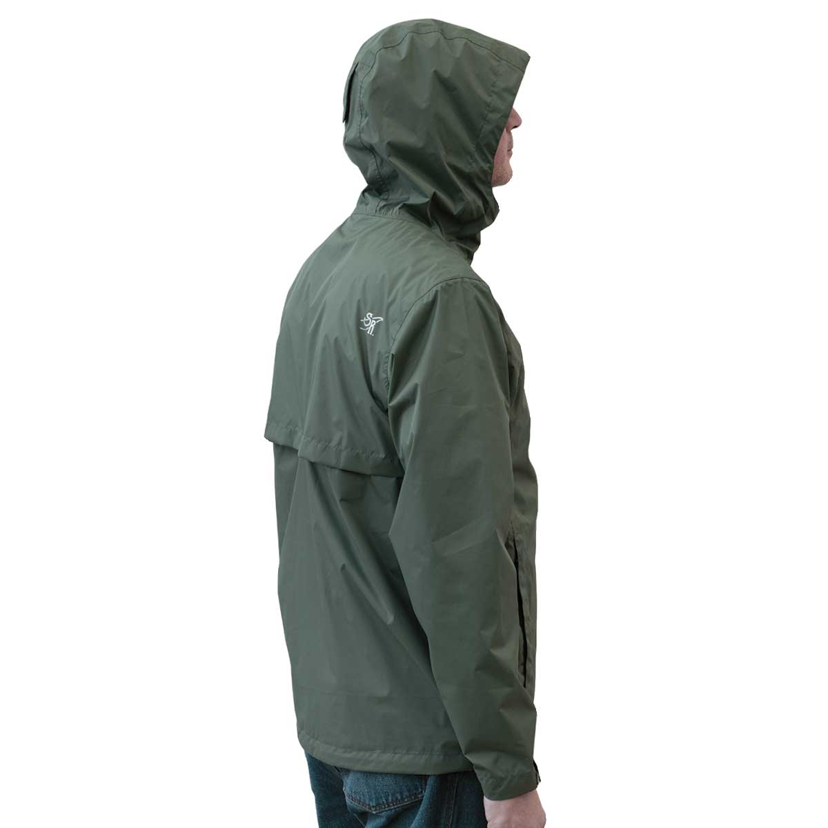 Side view of the Sugar River by Gemplers Waterproof Packable Rain Jacket