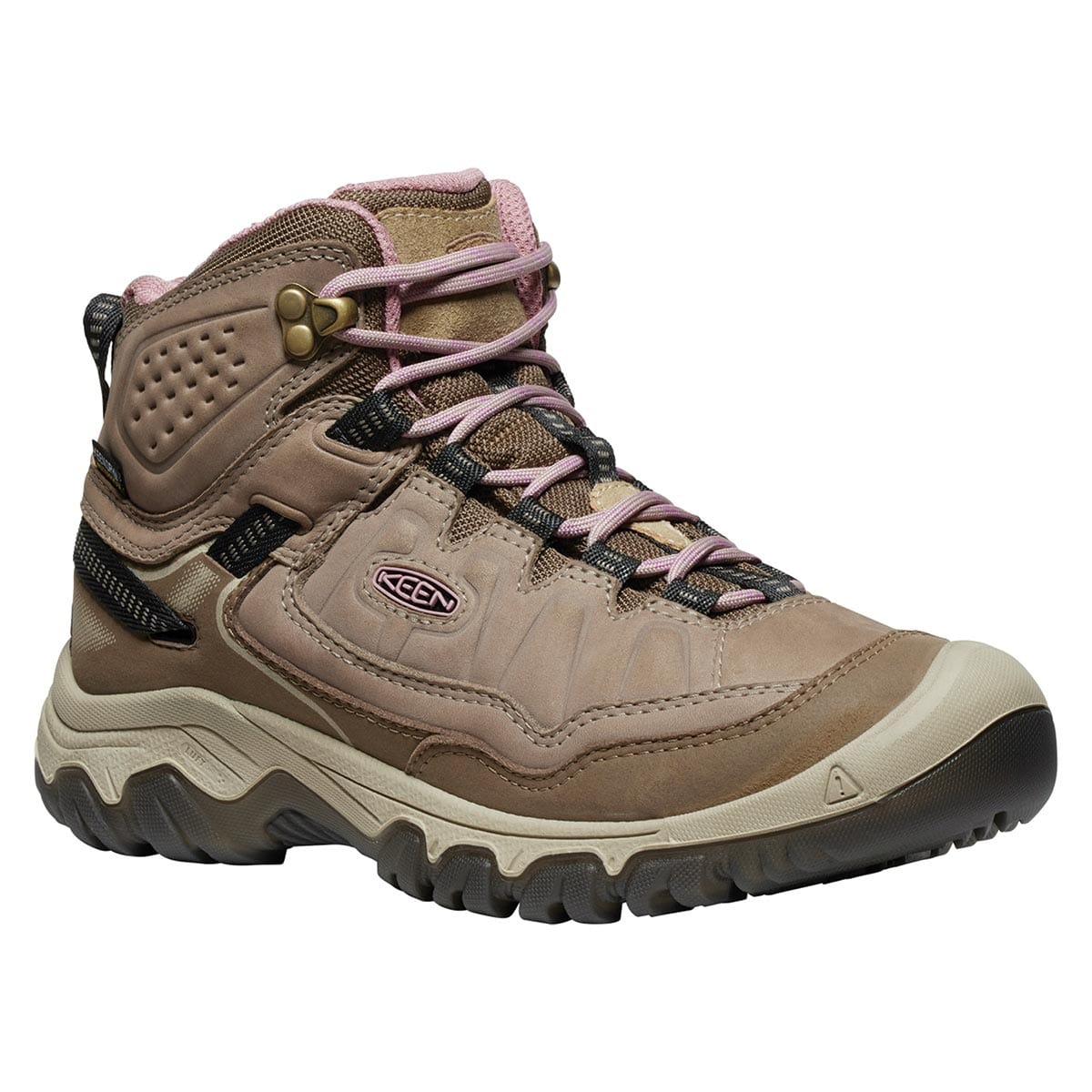 Brindle/Nostalgia Rose KEEN Women's Targhee IV Mid Waterproof Boots