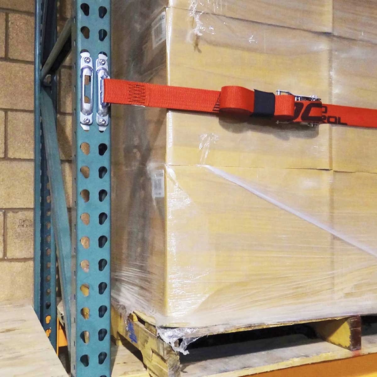 Snap-Loc Stainless E-Track Single Strap Anchor 6 PK in use