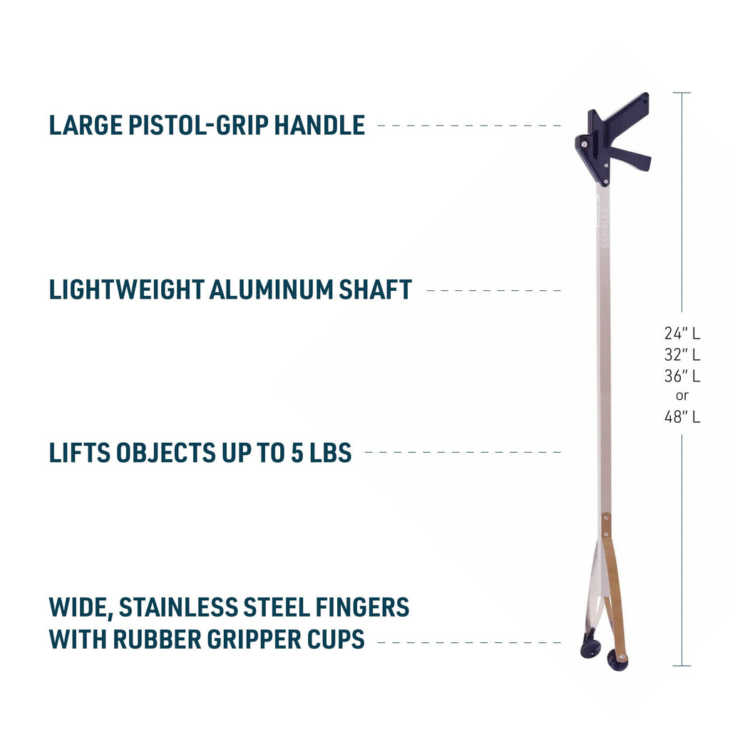 Gemplers EZ Reacher Litter Pickup Tool 32"L | 12PK