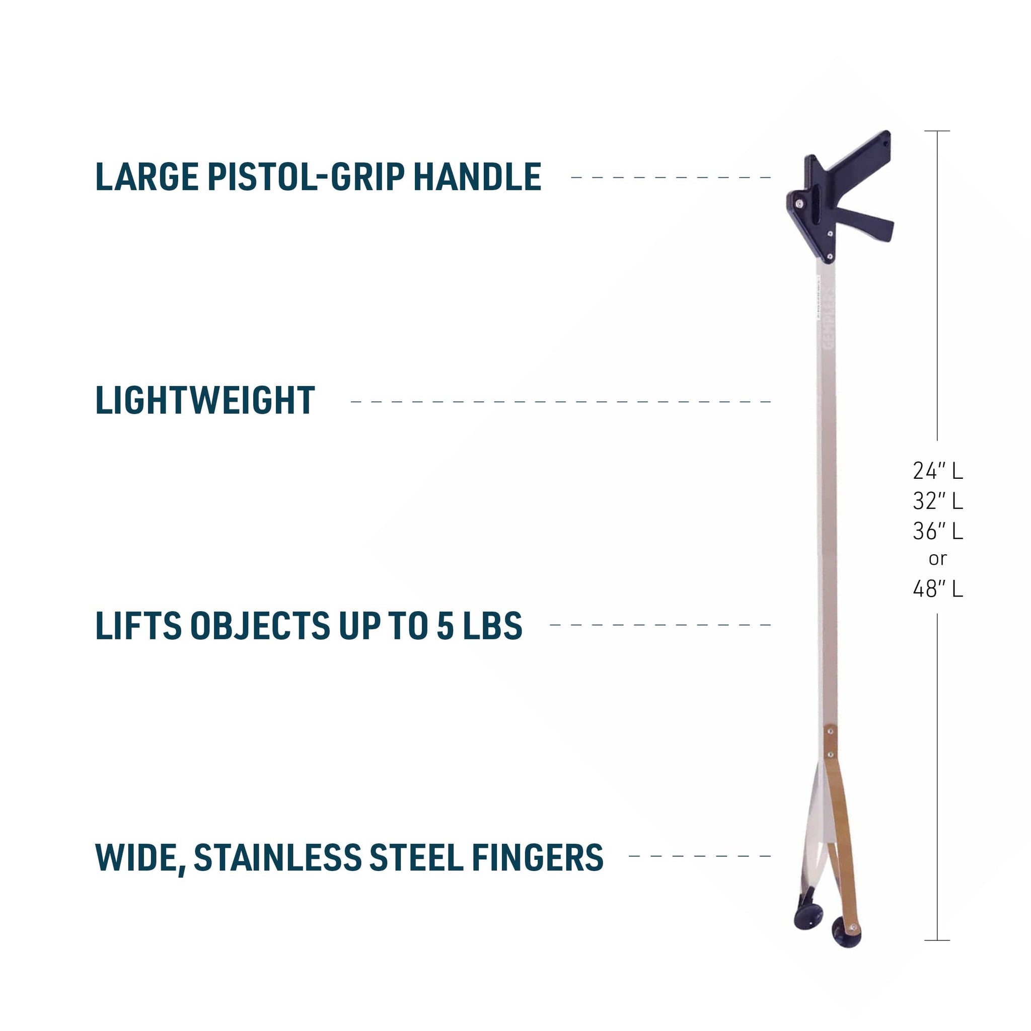 Gemplers EZ Reacher Litter Pickup Tool